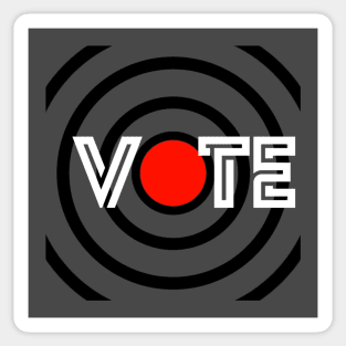 Vote Awesome Design Sticker